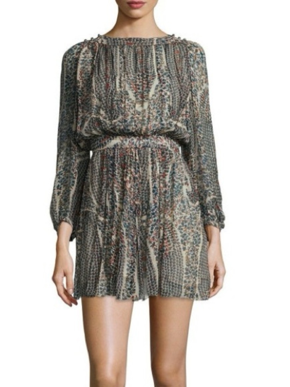 Isabel Marant Étoile Bohemian Printed Mini Dress
